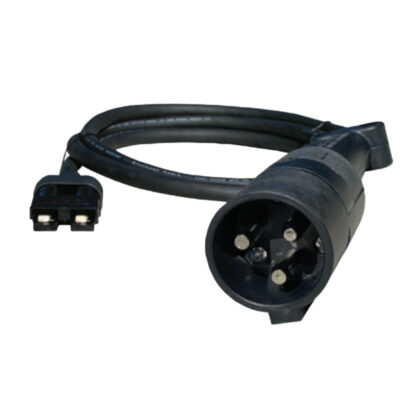 Star Car Round 3-pin connector charge cable for Pro Charging Systems EPS golf cart smart charger.
