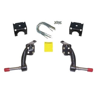 Gas EZGO TXT 6" spindle lift kit by Jake's, model years 2001.5 through 2008.5, Item #6207.