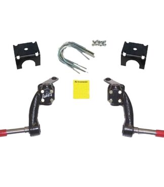 Jake's 6" spindle lift kit for gas model EZGO TXT and Medalist golf carts, years 1994.5 through 2001.5, Item #6211.