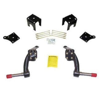 6" Jake's spindle lift kit designed for EZGO Medalist and TXT golf carts, electric, 1994.5-2001.5 model years, Item #6212.