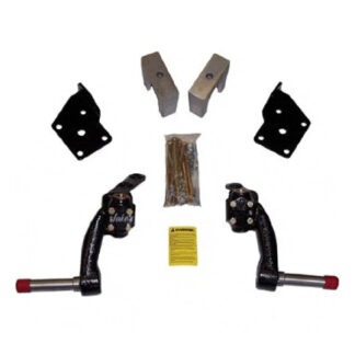Jake's golf cart spindle lift kit designed for Fairplay, Zone, and Star model electric golf carts, 2005-2015, Item #6220.