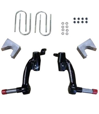 6" Jake's spindle lift kit for gas powered EZGO TXT and Workhorse golf carts, model years 2008.5 and newer, Item #7061.