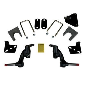 Jake's 3" spindle lift kit designed for the EZ-GO RXV gas model golf cart, years 2008 through 2013.5, Item #7212-3LD.