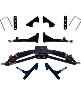 Jake's Double A-Arm 4" lift kit for Club Car Precedent, Tempo, and Onward golf carts, Item# 7466.
