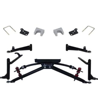 Heavy Duty lift kit by Jake's designed for the Club Car DS golf carts model years 1981-2003.5, Item #7471.