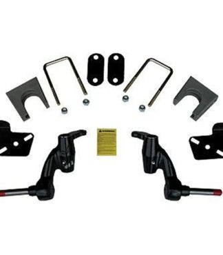 Jake's 3" spindle lift kit designed for EZ-GO RXV gas models, years 2013.5-2021, Item #7503.