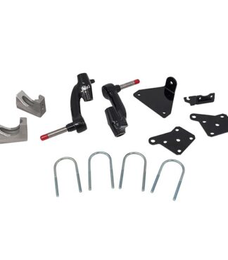 Jake's 6" spindle lift kit designed for EZ-GO RXV gas models, years 2013.5-2021, Item #7505.