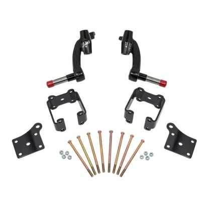 6" spindle lift kit for 2013.5 and newer model year Electric EZGO TXT model golf carts by Jake's, Item #7515.