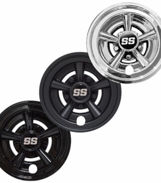8-inch-golf-cart-wheel-covers-SS-style-snap-in-chome-black