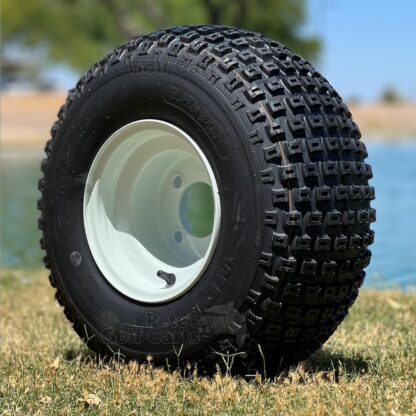 8-inch-oem-white-steel-golf-cart-wheels-knobby-18x9.5-8-scorpion-off-road-atv-tires-combo-angle-c