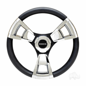 Fontana Chrome Steering Wheel for EZGO Golf Carts
