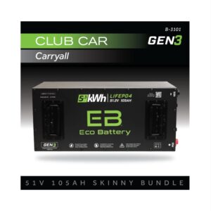 Club Car Carryall Lithium Battery Bundle - 48V - 105Ah - EB®