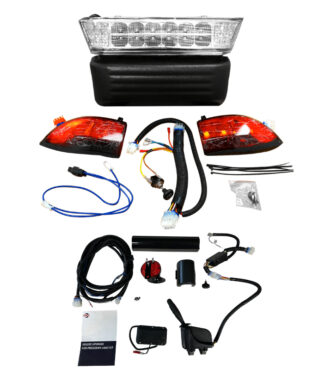 Club Car Precedent Street Legal LED light kit bundle by SGC petes golf carts