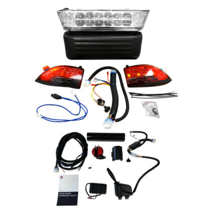 Club Car Precedent Street Legal LED light kit bundle by SGC petes golf carts