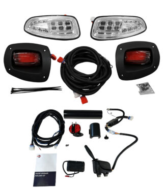 EZGO RXV Street Legal LED light kit bundle by SGC
