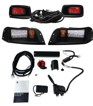 EZGO TXT Street Legal LED light kit bundle by SGC - Petes Golf Carts