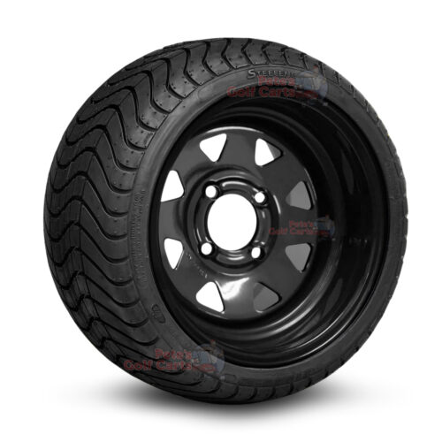 12-inch-black-slotted-steel-wheel-golf-cart-wheels-and-215-35-12-P825-street-tires-combo-ezgo-clubcar-yamaha-petesgolfcarts-BNDL-TR1212-SW1201