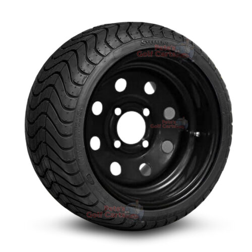 12-inch-black-steel-wheel-golf-cart-wheels-and-215-35-12-P825-street-tires-combo-ezgo-clubcar-yamaha-petesgolfcarts-BNDL-TR1212-SW1202