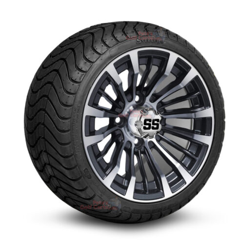 12-inch-matador-gunmetal-machined-golf-cart-wheels-and-215-35-12-P825-street-tires-combo-ezgo-clubcar-yamaha-petesgolfcarts-BNDL-TR1212-WH1219