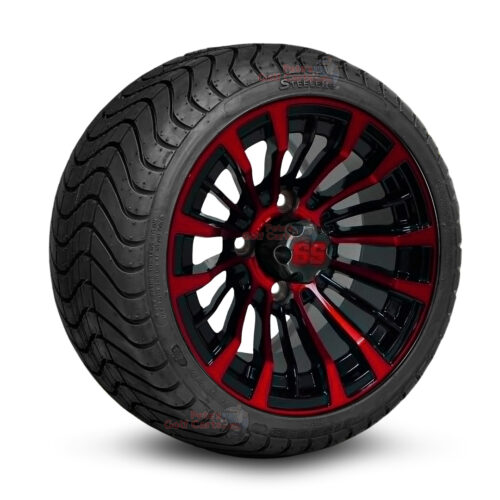 12-inch-matador-red-black-golf-cart-wheels-and-215-35-12-P825-street-tires-combo-ezgo-clubcar-yamaha-petesgolfcarts-BNDL-TR1212-WH1220
