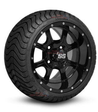 12-inch-stalker-gloss-black-golf-cart-wheels-and-215-35-12-p825-street-tires-combo-ezgo-clubcar-yamaha-petesgolfcarts-BNDL-TR1212-WH1221