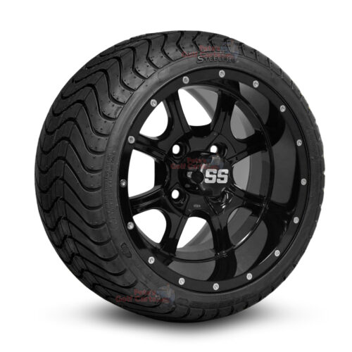 12-inch-stalker-gloss-black-golf-cart-wheels-and-215-35-12-p825-street-tires-combo-ezgo-clubcar-yamaha-petesgolfcarts-BNDL-TR1212-WH1221