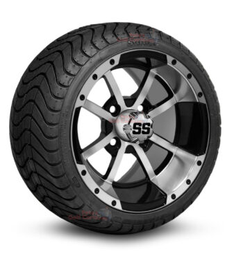 12-inch-storm-trooper-black-machined-golf-cart-wheels-and-215-35-12-p825-street-tires-combo-ezgo-clubcar-yamaha-petesgolfcarts-BNDL-TR1212-WH1231