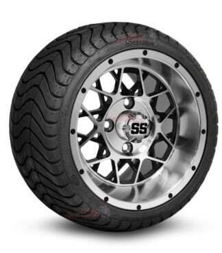 12-inch-matrix-black-machined-golf-cart-wheels-and-215-35-12-P825-street-tires-combo-ezgo-clubcar-yamaha-petesgolfcarts-BNDL-TR1212-WH1249