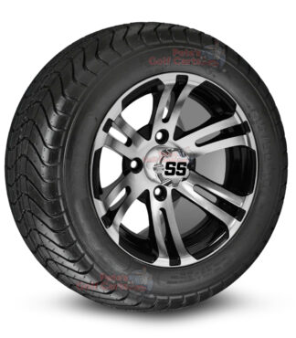 12-inch-bulldog-black-machined-golf-cart-wheels-and-215-50-12-DOT-street-tires-combo-ezgo-clubcar-yamaha-petesgolfcarts-BNDL-TR1213-WH1202