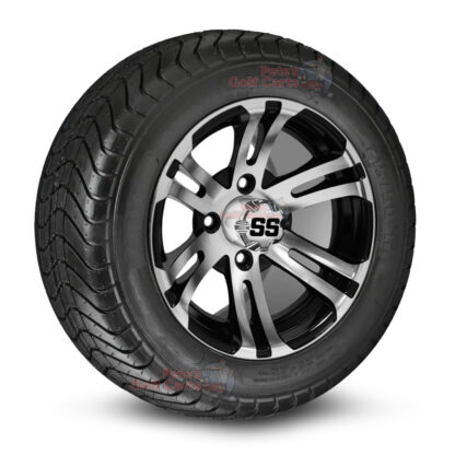 12-inch-bulldog-black-machined-golf-cart-wheels-and-215-50-12-DOT-street-tires-combo-ezgo-clubcar-yamaha-petesgolfcarts-BNDL-TR1213-WH1202
