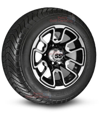 12-inch-lizard-black-machined-golf-cart-wheels-and-215-50-12-DOT-street-tires-combo-ezgo-clubcar-yamaha-petesgolfcarts-BNDL-TR1213-WH1215