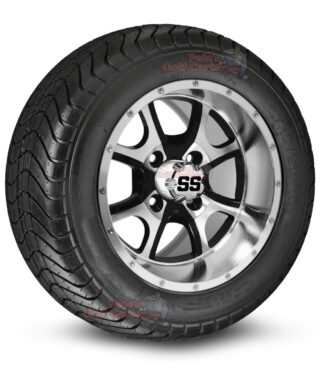 12-inch-predator-black-machined-golf-cart-wheels-and-215-50-12-DOT-street-tires-combo-ezgo-clubcar-yamaha-petesgolfcarts-BNDL-TR1213-WH1225