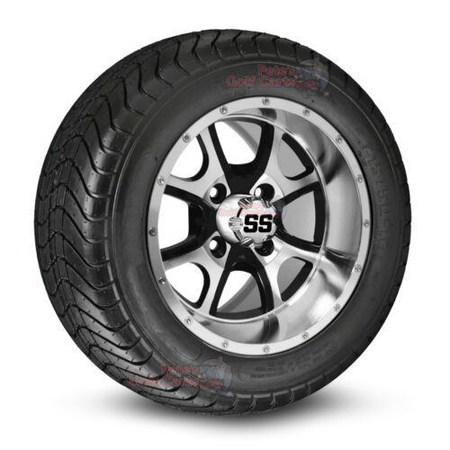12-inch-predator-black-machined-golf-cart-wheels-and-215-50-12-DOT-street-tires-combo-ezgo-clubcar-yamaha-petesgolfcarts-BNDL-TR1213-WH1225