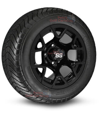 12-inch-rally-gloss-black-golf-cart-wheels-and-215-50-12-DOT-street-tires-combo-ezgo-clubcar-yamaha-petesgolfcarts-BNDL-TR1213-WH1227