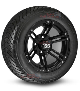 12-inch-terminator-gloss-black-golf-cart-wheels-and-215-50-12-DOT-street-tires-combo-ezgo-clubcar-yamaha-petesgolfcarts-BNDL-TR1213-WH1236