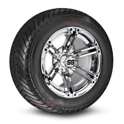 12-inch-terminator-chrome-golf-cart-wheels-and-215-50-12-DOT-street-tires-combo-ezgo-clubcar-yamaha-petesgolfcarts-BNDL-TR1213-WH1237