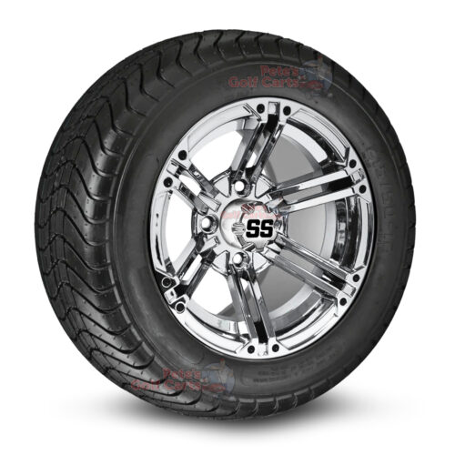 12-inch-terminator-chrome-golf-cart-wheels-and-215-50-12-DOT-street-tires-combo-ezgo-clubcar-yamaha-petesgolfcarts-BNDL-TR1213-WH1237