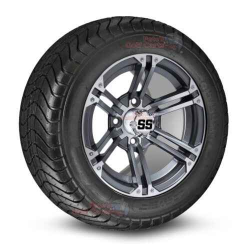 12-inch-terminator-machined-gunmetal-golf-cart-wheels-and-215-50-12-DOT-street-tires-combo-ezgo-clubcar-yamaha-petesgolfcarts-BNDL-TR1213-WH1238