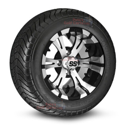 12-inch-vampire-black-machined-golf-cart-wheels-and-215-50-12-DOT-street-tires-combo-ezgo-clubcar-yamaha-petesgolfcarts-BNDL-TR1213-WH1245