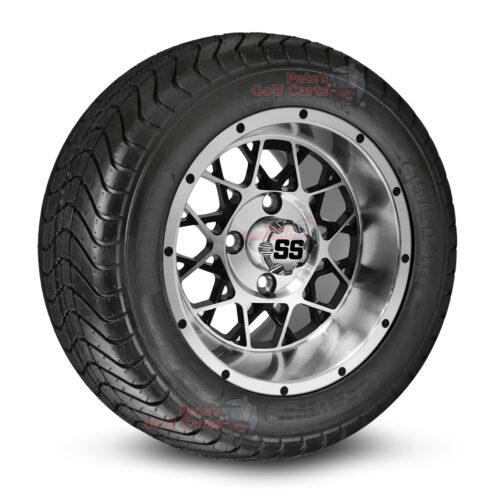 12-inch-venom-black-machined-golf-cart-wheels-and-215-50-12-DOT-street-tires-combo-ezgo-clubcar-yamaha-petesgolfcarts-BNDL-TR1213-WH1249