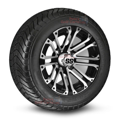 12-inch-lancer-black-machined-golf-cart-wheels-and-215-50-12-DOT-street-tires-combo-ezgo-clubcar-yamaha-petesgolfcarts-BNDL-TR1213-WH1254