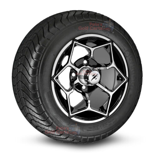 12-inch-hammerhead-black-machined-golf-cart-wheels-and-215-50-12-DOT-street-tires-combo-ezgo-clubcar-yamaha-petesgolfcarts-BNDL-TR1213-WH1266