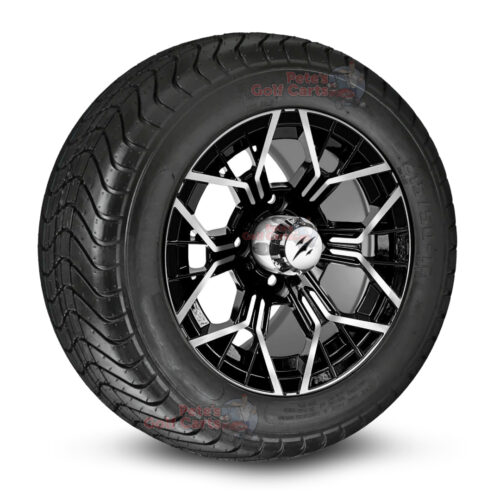 12-inch-mantis-black-machined-golf-cart-wheels-and-215-50-12-DOT-street-tires-combo-ezgo-clubcar-yamaha-petesgolfcarts-BNDL-TR1213-WH1267