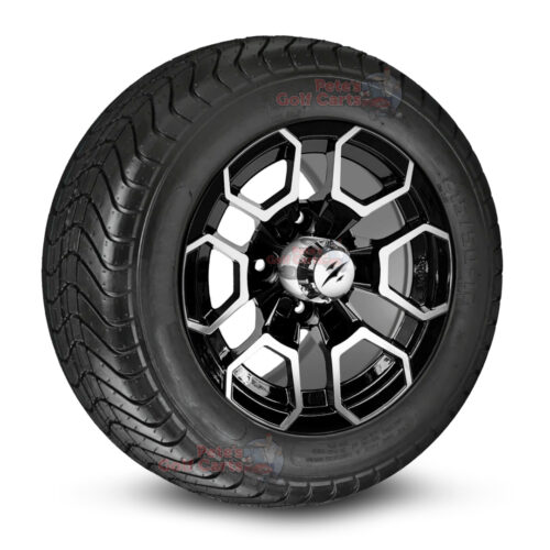 12-inch-talon-black-machined-golf-cart-wheels-and-215-50-12-DOT-street-tires-combo-ezgo-clubcar-yamaha-petesgolfcarts-BNDL-TR1213-WH1271