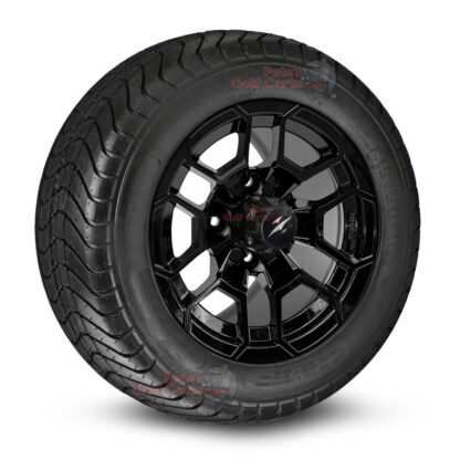 12-inch-talon-gloss-black-golf-cart-wheels-and-215-50-12-DOT-street-tires-combo-ezgo-clubcar-yamaha-petesgolfcarts-BNDL-TR1213-WH1272