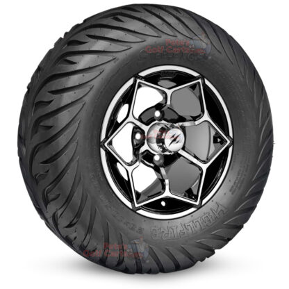12-inch-hammerhead-machined-black-golf-cart-wheels-and-23x10.5-12-hellfire-dot-approved-street-turf-tires-combo-ezgo-clubcar-yamaha-petesgolfcarts-BNDL-TR1215-WH1266
