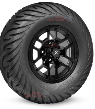 BNDL-TR1215-WH1273 SGC 12″ Talon Matte Black Wheel and STEELENG 23”x10.5”-12” HELLFIRE Street Tire DOT approved