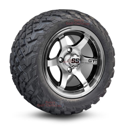 12-inch-GT-black-machinedgolf-cart-wheels-and-20-10-12-ironclad-all-terrain-tires-combo-ezgo-clubcar-yamaha-petesgolfcarts-BNDL-TR1216-WH1209