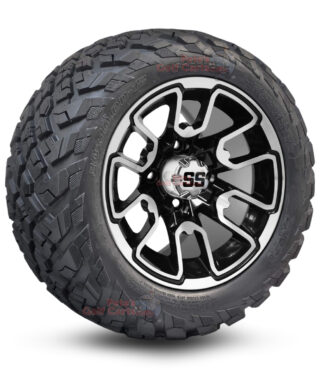 12-inch-lizard-black-machined-golf-cart-wheels-and-20-10-12-ironclad-all-terrain-tires-combo-ezgo-clubcar-yamaha-petesgolfcarts-BNDL-TR1216-WH1215