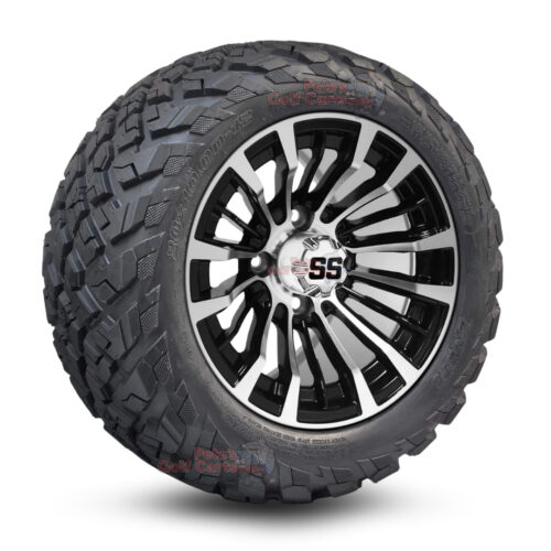 12-inch-matador-black-machined-golf-cart-wheels-and-20-10-12-ironclad-all-terrain-tires-combo-ezgo-clubcar-yamaha-petesgolfcarts-BNDL-TR1216-WH1216
